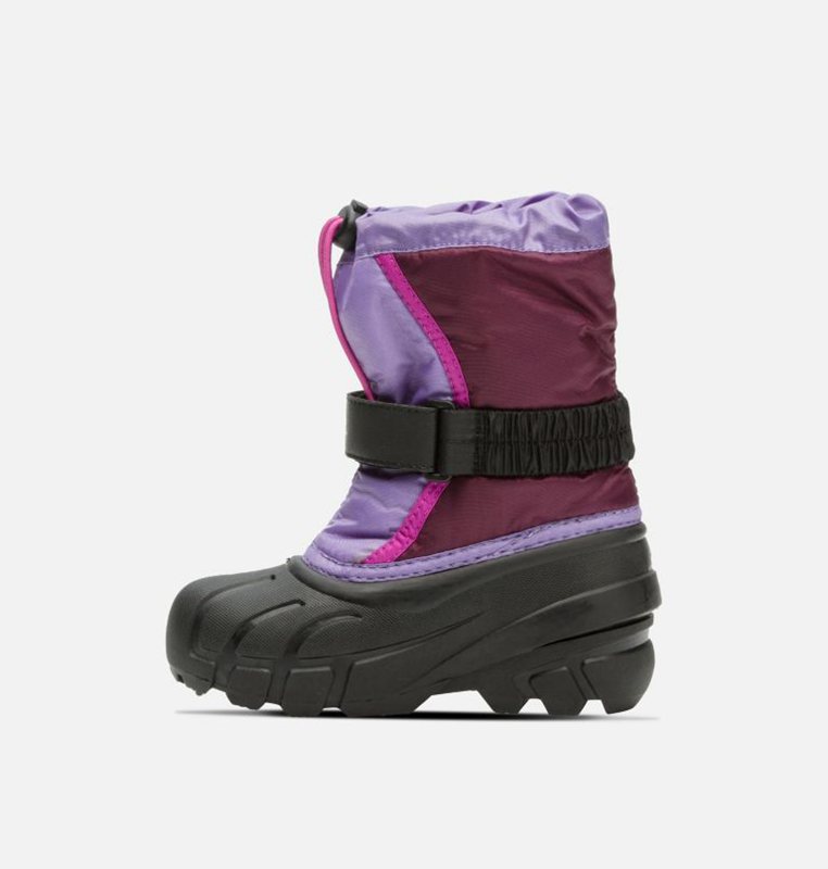 Sorel Çocuk Childrens Flurry™ - Kar Botu Mor/Siyah - 735-XHCMYT